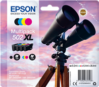 Epson 502XL Pack Preto / Cyan / Magenta / Amarelo