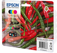 Epson 503 XL/503 Multipack Schwarz / Cyan / Magenta / Gelb