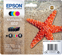 Epson 603 Pack Preto / Cyan / Magenta / Amarelo