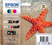 Epson 603XL+603 Multipack Schwarz / Cyan / Magenta / Gelb