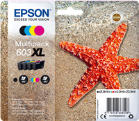 Epson 603XL Pack Preto / Cyan / Magenta / Amarelo