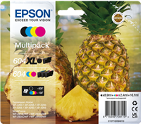 Epson 604 XL Černá / tyrkysová / purpurová / žlutý
