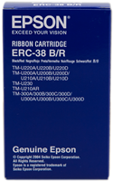 Epson ERC-38 BR Preto / Vermelho Fita de tinta