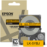 Epson LK-5YBJ tape black on yellow