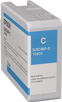 Epson SJIC36P-C Cyan Cartouche d'encre