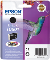 Epson T0801 Preto Cartucho de tinta