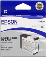 Epson T5809 lightlightblack Inkoustovou kazetu