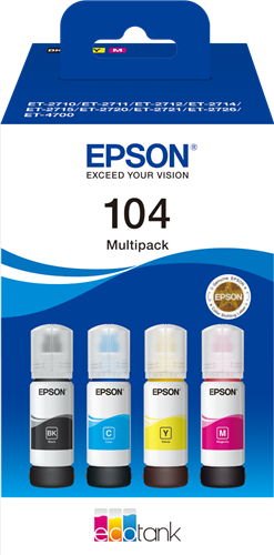 Epson 104 Multipack Noir(e) / Cyan / Magenta / Jaune