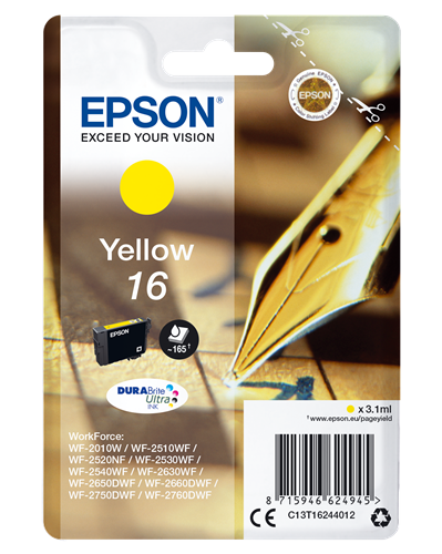 Epson 16 Amarelo Cartucho de tinta