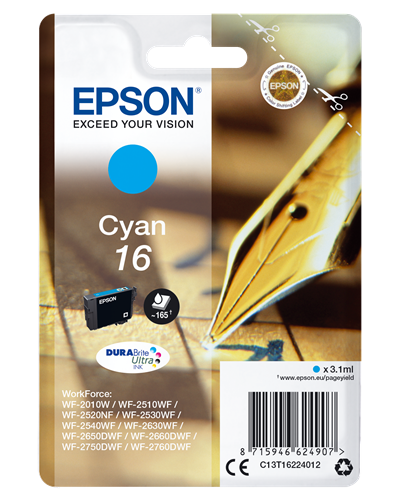 Epson 16 Cyan Cartouche d'encre