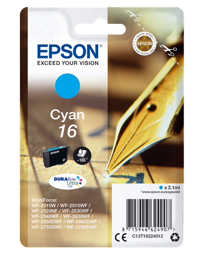 Epson 16 Cyan Cartucho de tinta