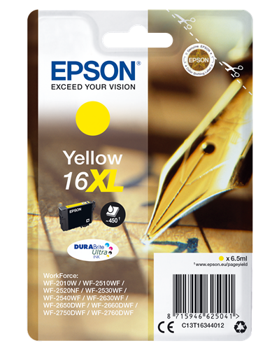 Epson 16 XL Amarelo Cartucho de tinta