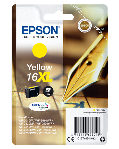 Epson 16 XL geel inktpatroon