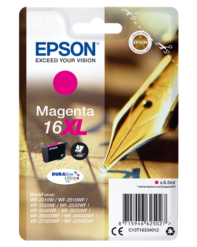 Epson 16 XL Magenta Cartouche d'encre