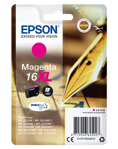 Epson 16 XL purpurová Inkoustovou kazetu