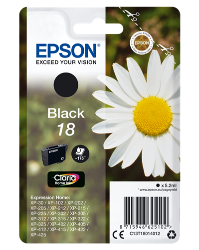 Epson 18 negro Cartucho de tinta