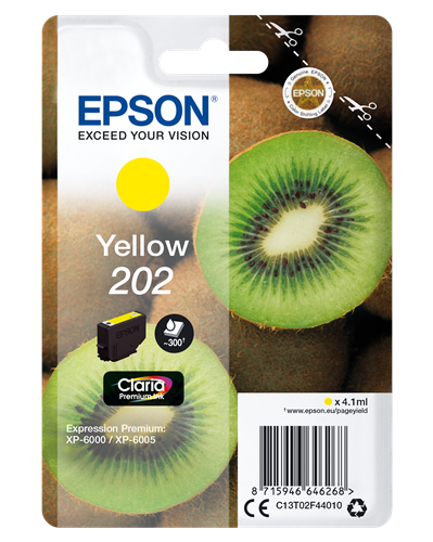 Epson 202 Amarelo Cartucho de tinta