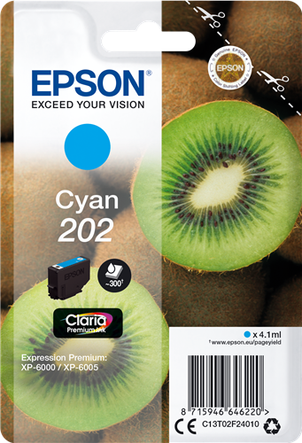 Epson 202 Cyan Cartucho de tinta