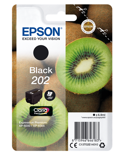 Epson 202 Preto Cartucho de tinta