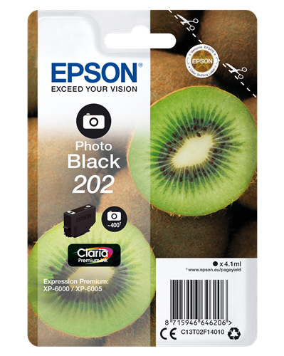Epson 202 Preto (foto) Cartucho de tinta