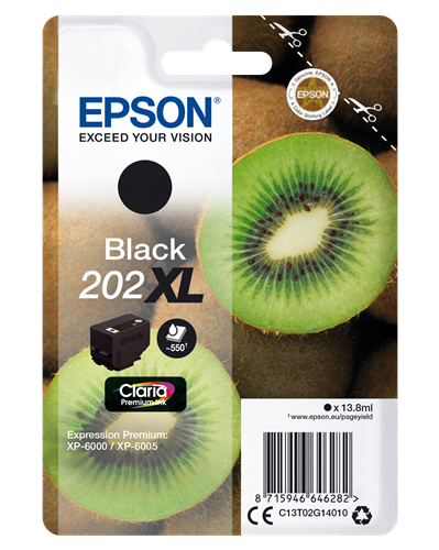 Epson 202XL nero Cartuccia d'inchiostro