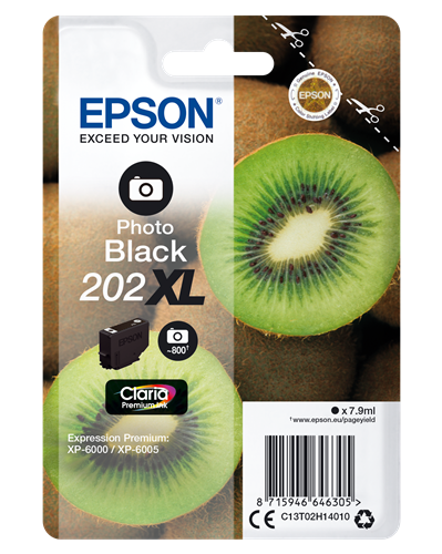 Epson 202XL Preto (foto) Cartucho de tinta
