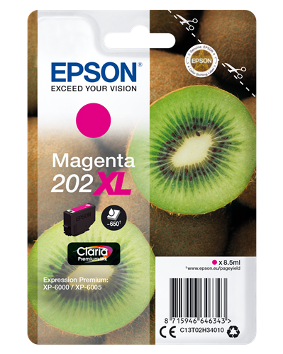 Epson 202XL purpurová Inkoustovou kazetu