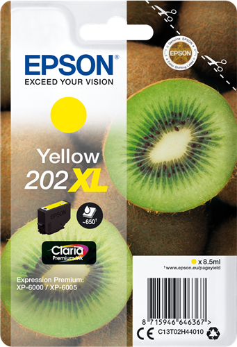 Epson 202XL żółty kardiż atramentowy