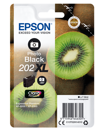 Epson 202XL Zwart (foto) inktpatroon