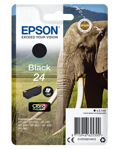 Epson 24 negro Cartucho de tinta