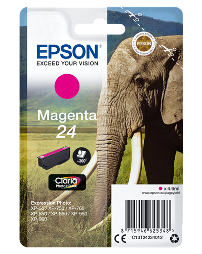 Epson 24 purpurová Inkoustovou kazetu