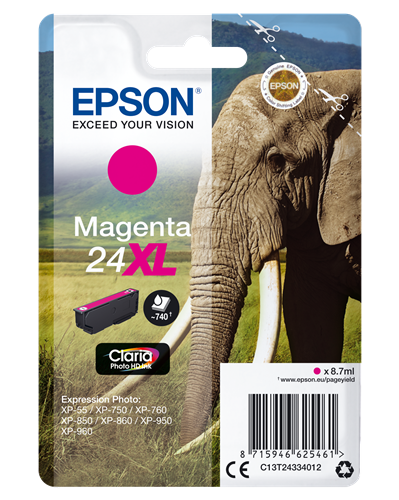 Epson 24 XL magenta ink cartridge