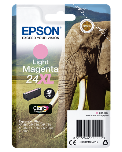 Epson 24 XL Magenta (licht) inktpatroon