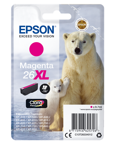 Epson 26 XL magenta Cartuccia d'inchiostro