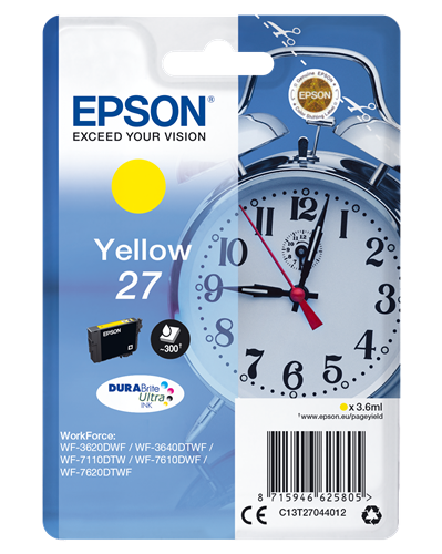 Epson 27 Amarelo Cartucho de tinta