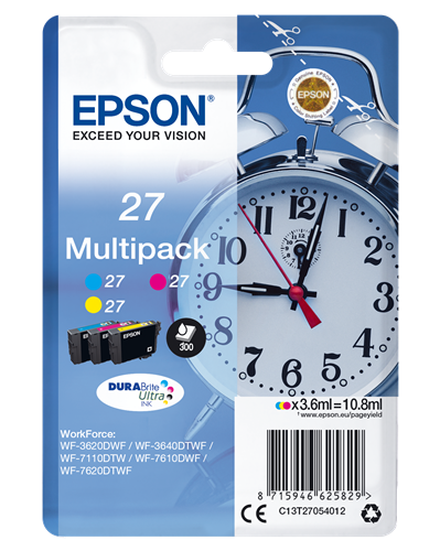 Epson 27 Pack Cyan / Magenta / Amarelo
