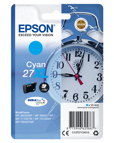 Epson 27 XL Cyan Cartucho de tinta