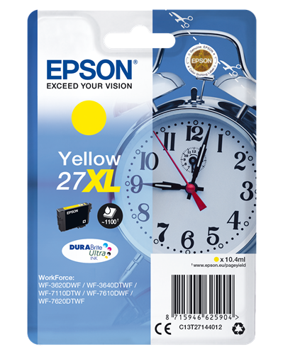 Epson 27 XL żółty kardiż atramentowy
