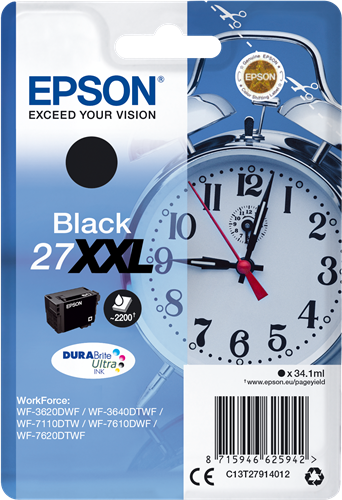 Epson 27 XXL Preto Cartucho de tinta