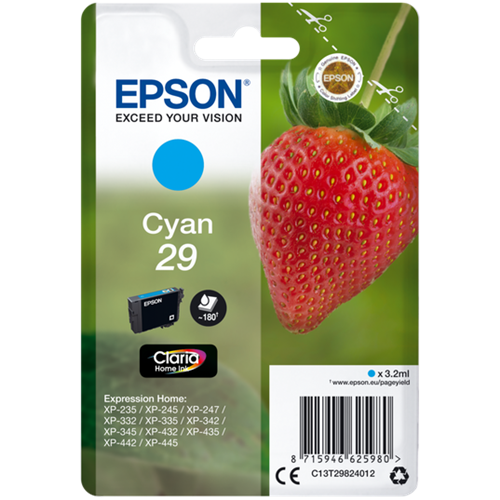 Epson 29 Cyan Cartucho de tinta