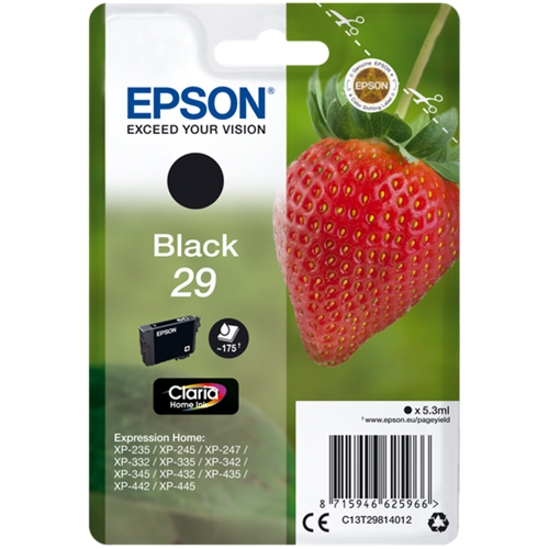 Epson 29 Preto Cartucho de tinta