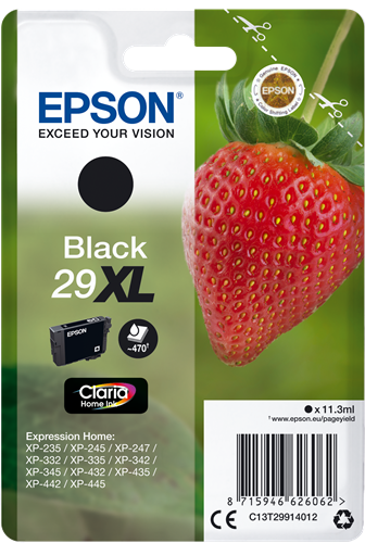 Epson 29 XL black ink cartridge