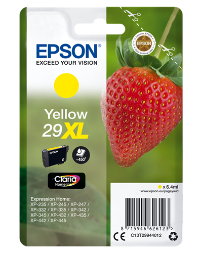 Epson 29 XL geel inktpatroon