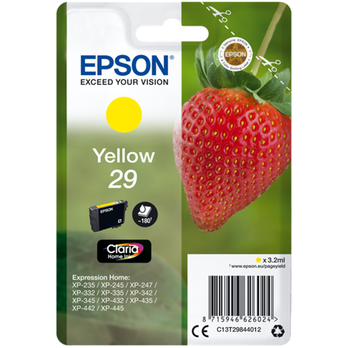 Epson 29 yellow ink cartridge