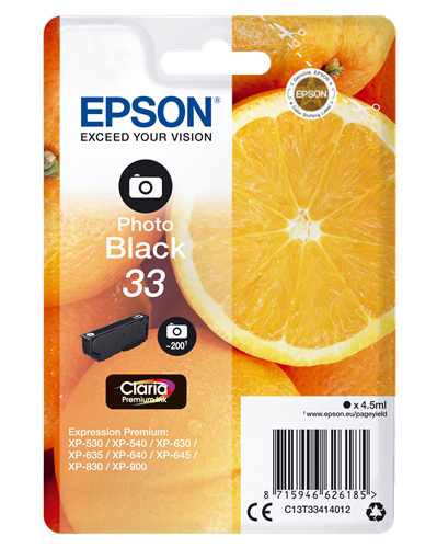 Epson 33 Negro (foto) Cartucho de tinta