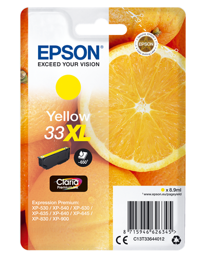 Epson 33 XL Amarelo Cartucho de tinta