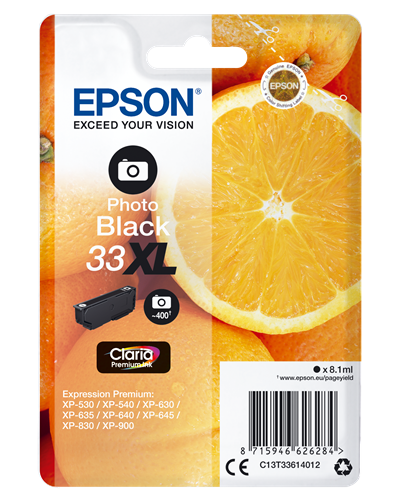 Epson 33 XL Preto (foto) Cartucho de tinta