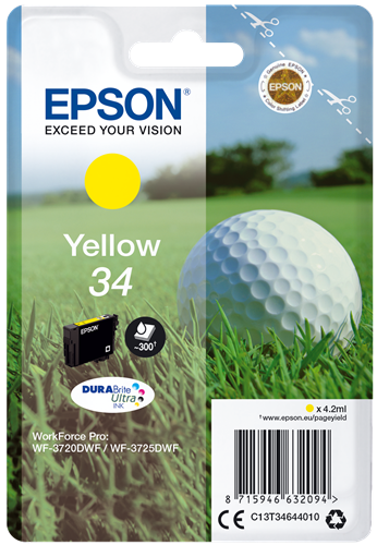 Epson 34 amarillo Cartucho de tinta