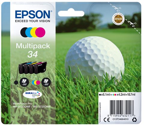 Epson 34 Multipack negro / cian / magenta / amarillo
