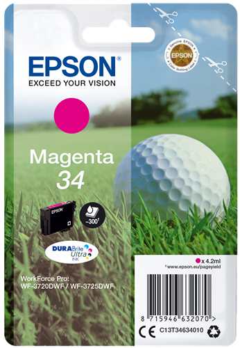 Epson 34 purpurová Inkoustovou kazetu